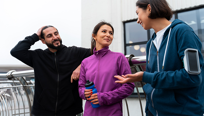 embrace social support for fitness