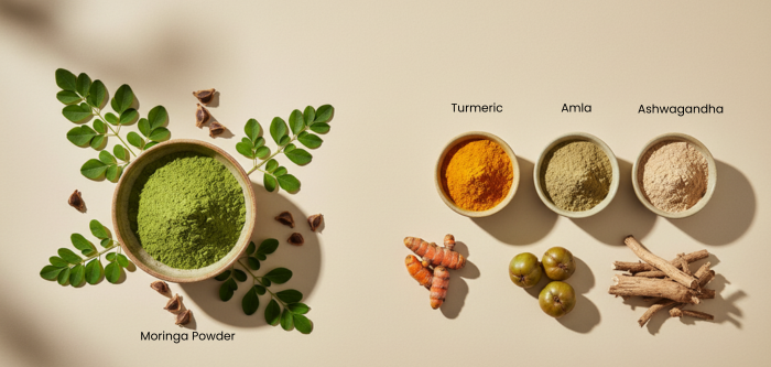 Moringa vs other indian foods
