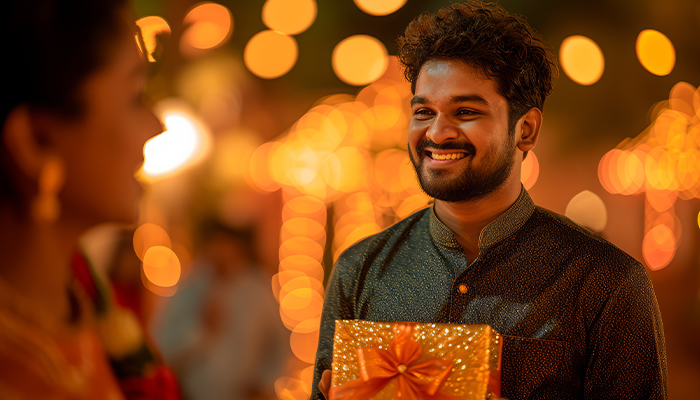 socialise during diwali