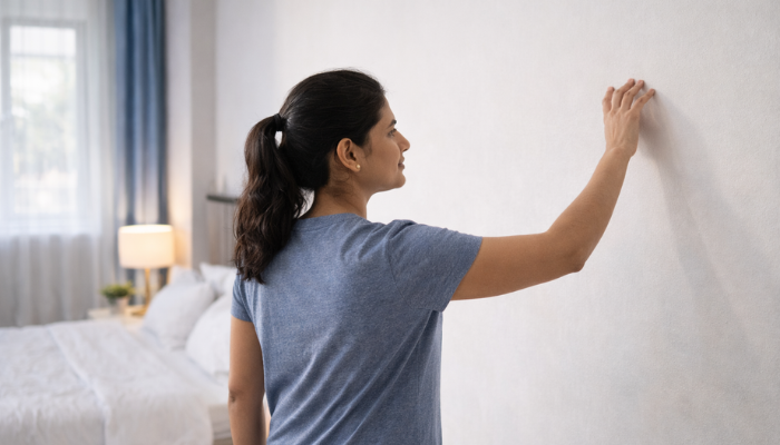 Physiotherapy finger walk exercise at home