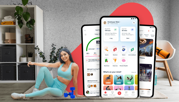 Fitpass app features shown 