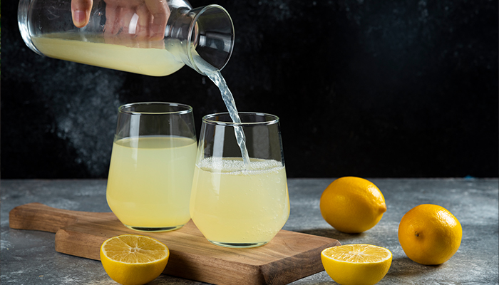 how to make morning lemon water