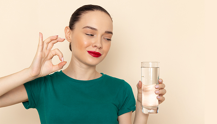 water and skin health glow from within