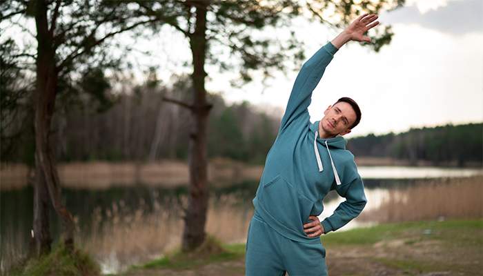stretch warm up and cool down routines
