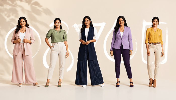 illustration showing different ways to dress for your body shape and fitness