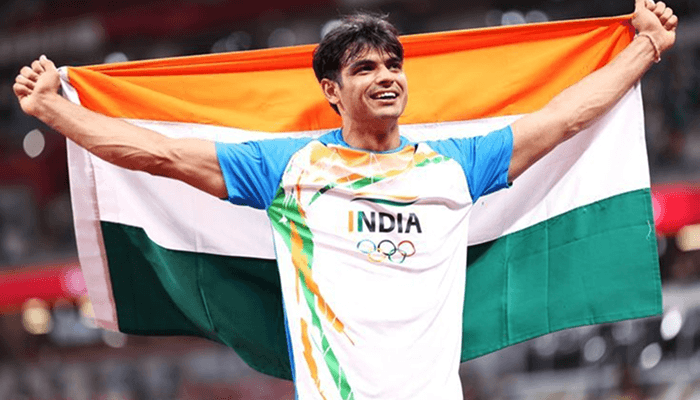 indian athlete neeraj chopra at CWG 2026
