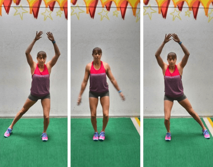 How to perform jumping jacks