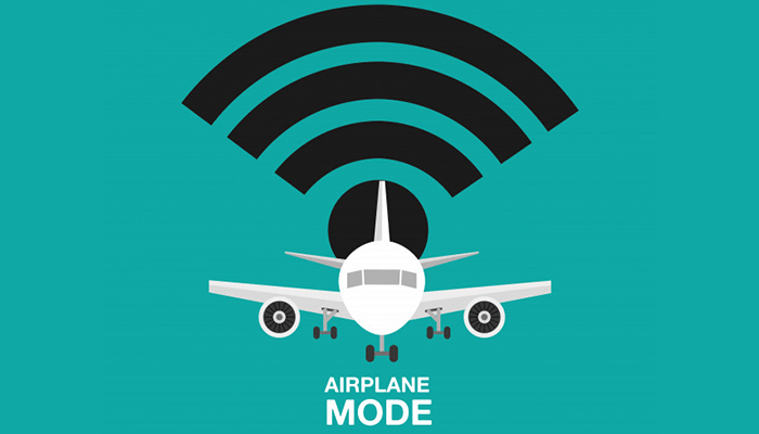 Use the airplane mode